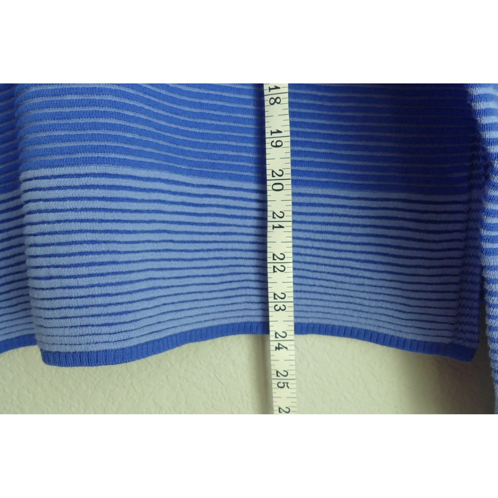 Tribal Jeans Womens Blue Striped Turtleneck Sweater Cotton Blend 5933O-4814 M - Picture 7 of 7